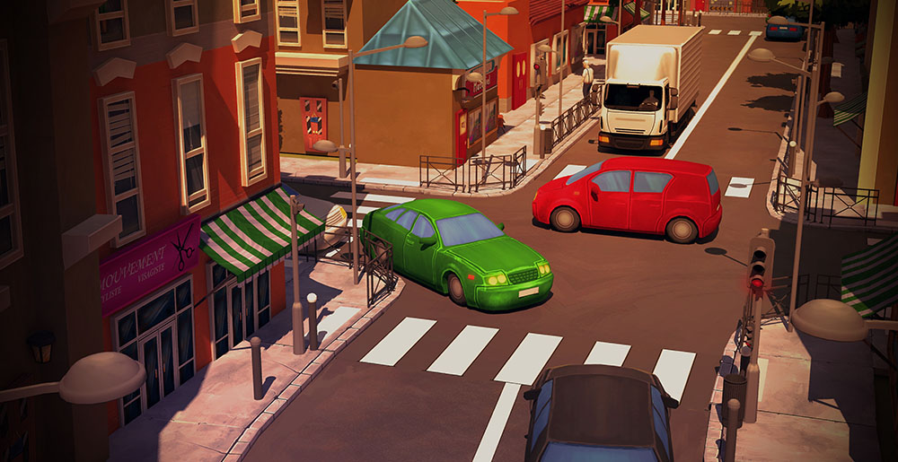 Un serious game en réalité virtuelle pour sensibiliser aux angles morts
