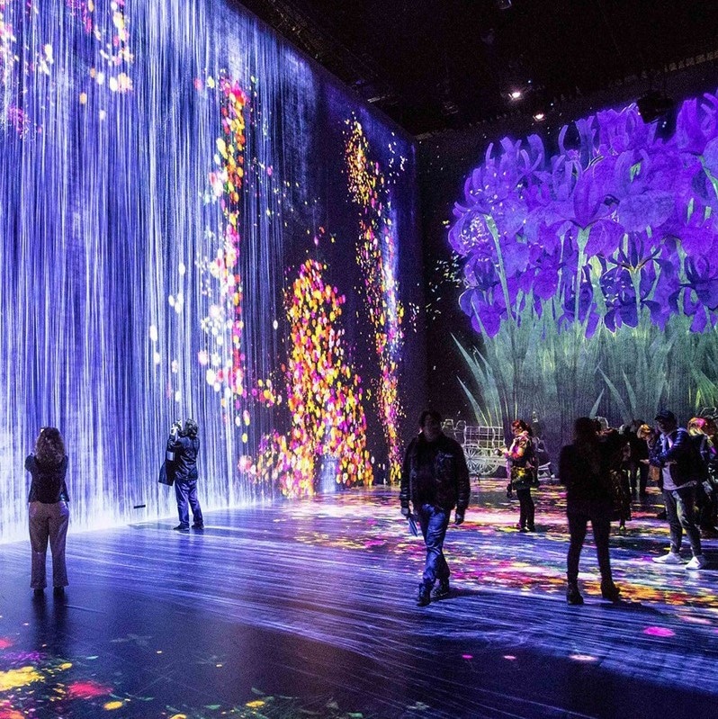 Au delà des limites par TeamLab à La Vilette